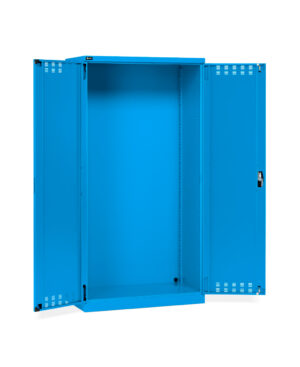 Armadio con porte a battente fessurate