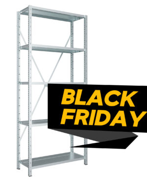 Scaffalatura metallica ad incastro M36 - 1 campata