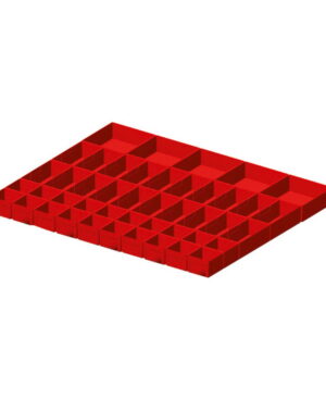 Set materiale di separazione per altezza frontale H=50 mm