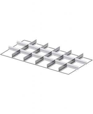 Set materiale di separazione per altezza frontale H=75 mm