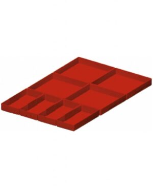 Set materiale di separazione per altezza frontale H=75 mm