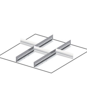 Set materiale di separazione per altezza frontale H=50 mm