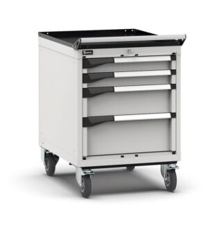 Armadio con ruote con 4 cassetti 2x75 1x150 1x200