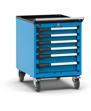 Armadio con ruote con 6 cassetti 4x75 2x100