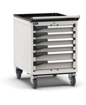 Armadio con ruote con 6 cassetti 4x75 2x100