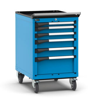 Armadio con ruote con 6 cassetti 1x50 2x75 2x100 1x200