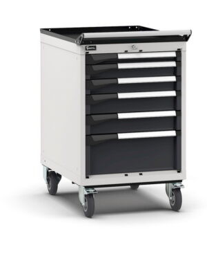 Armadio con ruote con 6 cassetti 1x50 2x75 2x100 1x200