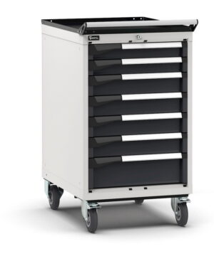 Armadio con ruote con 7 cassetti 2x75 4x100 1x150