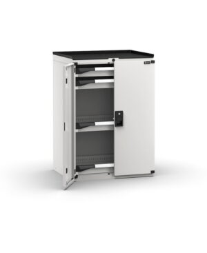 Armadio con porte con 4 cassetti 4x75