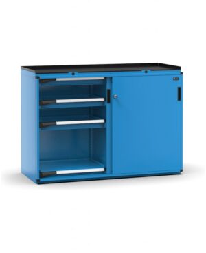Armadio con porte scorrevoli con 6 cassetti 6x75 2xPE