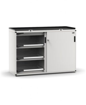 Armadio con porte scorrevoli con 8 cassetti 8x75