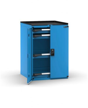 Armadio con porte con 4 cassetti 4x75