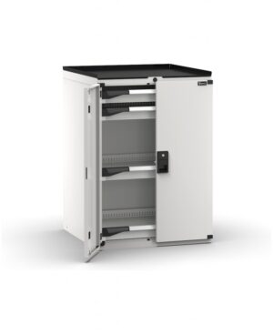 Armadio con porte con 4 cassetti 4x75