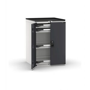 Armadio con porte con 4 cassetti 4x75