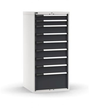 Armadio con 9 cassetti 2x100 6x150 1x300