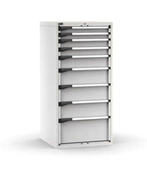 Armadio con 9 cassetti 2x75 2x100 1x150 3x200 1x300