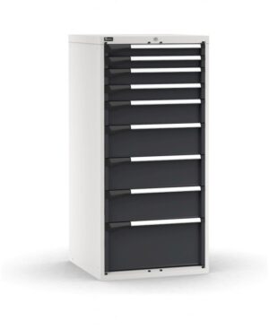 Armadio con 9 cassetti 2x75 2x100 1x150 3x200 1x300