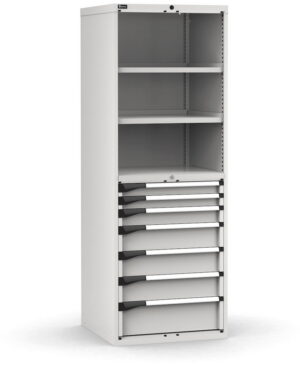 Armadio con 7 cassetti 2xPR 2x75 1x100 3x150 1x200