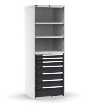 Armadio con 7 cassetti 2xPR 2x75 1x100 3x150 1x200
