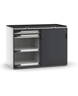 Armadio con porte scorrevoli con 4 cassetti 4x75 4xPE