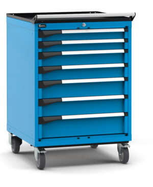 Armadio con ruote con 7 cassetti 2x75 2x100 2x125 1x150