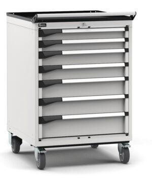 Armadio con ruote con 7 cassetti 2x75 2x100 2x125 1x150