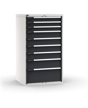 Armadio con 9 cassetti 3x100 4x150 1x200 1x300