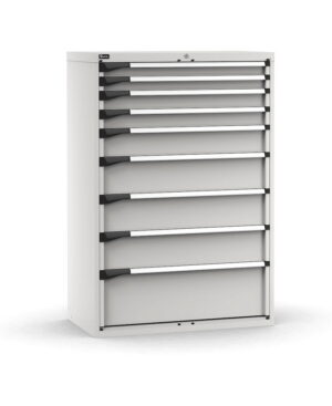 Armadio con 9 cassetti 2x75 2x100 1x150 3x200 1x300