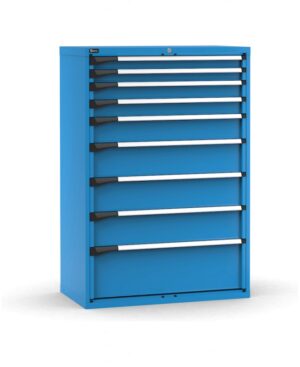 Armadio con 9 cassetti 2x75 2x100 1x150 3x200 1x300