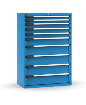 Armadio con 10 cassetti 2x75 3x100 1x150 4x200