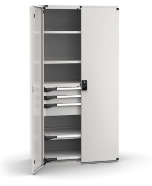 Armadio con porte con 3 cassetti 2xPR 2x100 1x150 2xPE