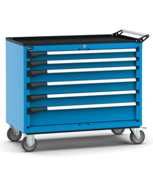 Armadio con ruote con 6 cassetti 2x75 3x100 1x150