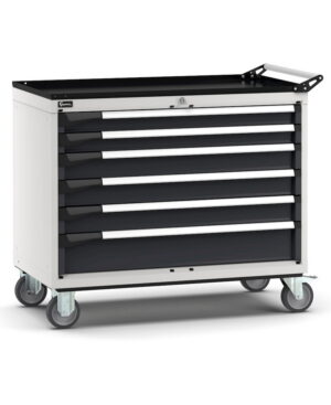 Armadio con ruote con 6 cassetti 2x75 3x100 1x150