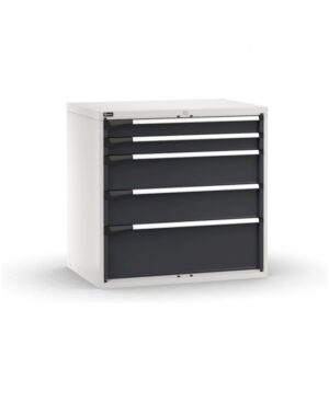 Armadio con 5 cassetti 2x100 2x200 1x300