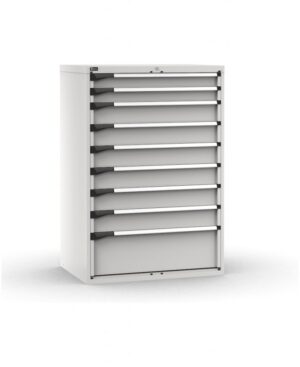 Armadio con 9 cassetti 2x100 6x150 1x300
