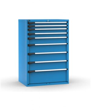 Armadio con 9 cassetti 2x75 2x100 1x150 3x200 1x300