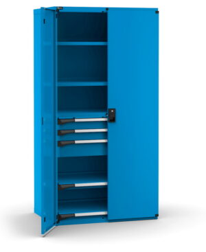 Armadio con porte con 3 cassetti 2xPR 2x100 1x150 2xPE