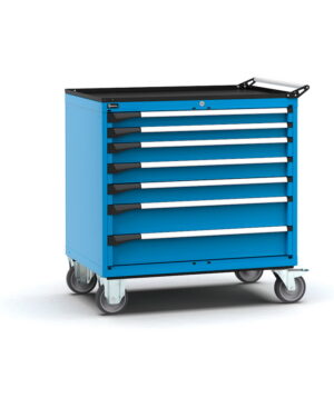 Armadio con ruote con 7 cassetti 2x75 3x100 2x150