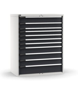 Armadio con 11 cassetti 1x150 1x125 1x75 4x100 3x150 1x200