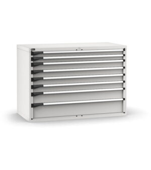 Armadio con 8 cassetti 2x75 4x100 1x150 1x200