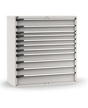 Armadio con 11 cassetti 1x150 1x125 1x75 4x100 3x150 1x200