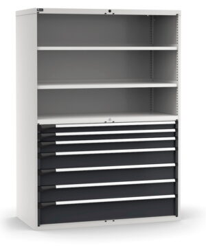 Armadio con 7 cassetti 2xPR 2x75 1x100 3x150 1x200