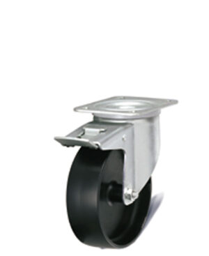 Ruota girevole con freno