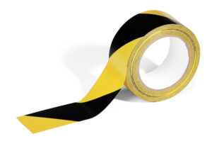 Nastro adesivo per la segnaletica orizzontale in ambienti interni giallo/nero