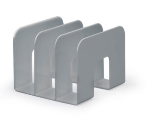 Porta cataloghi Trend, 3 comparti, 215x165x210 mm, grigio