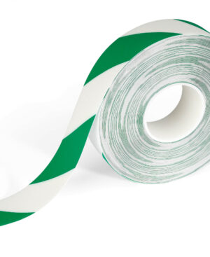 Nastro da pavimento 50/07, verde/bianco, per la sicurezza e l'orientamento in magazzini e aree produttive