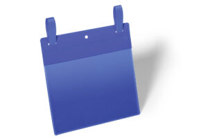 Buste con fascette di aggancio f.to A5 orizzontale, blu