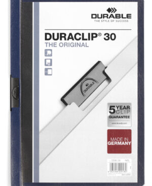 Cartellina con clip DURACLIP® 30 A4, blu notte