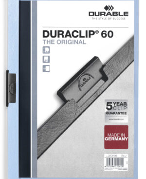 Cartellina con clip DURACLIP® 60 A4, azzurro