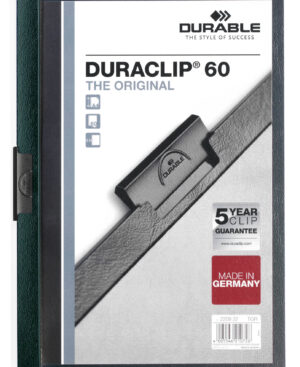 Cartellina con clip DURACLIP® 60 A4, petrolio